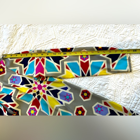 Mara Hoffman Kaleidoscope Print Shift Dress, Sz S, EUC, Grey Multicolor - Picture 5 of 8